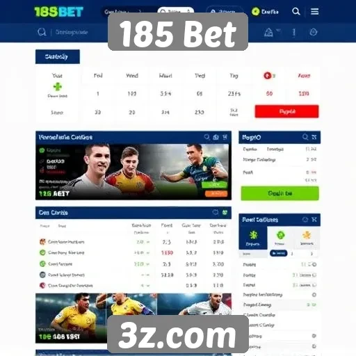 Avaliação da interface do usuário da 185 Bet